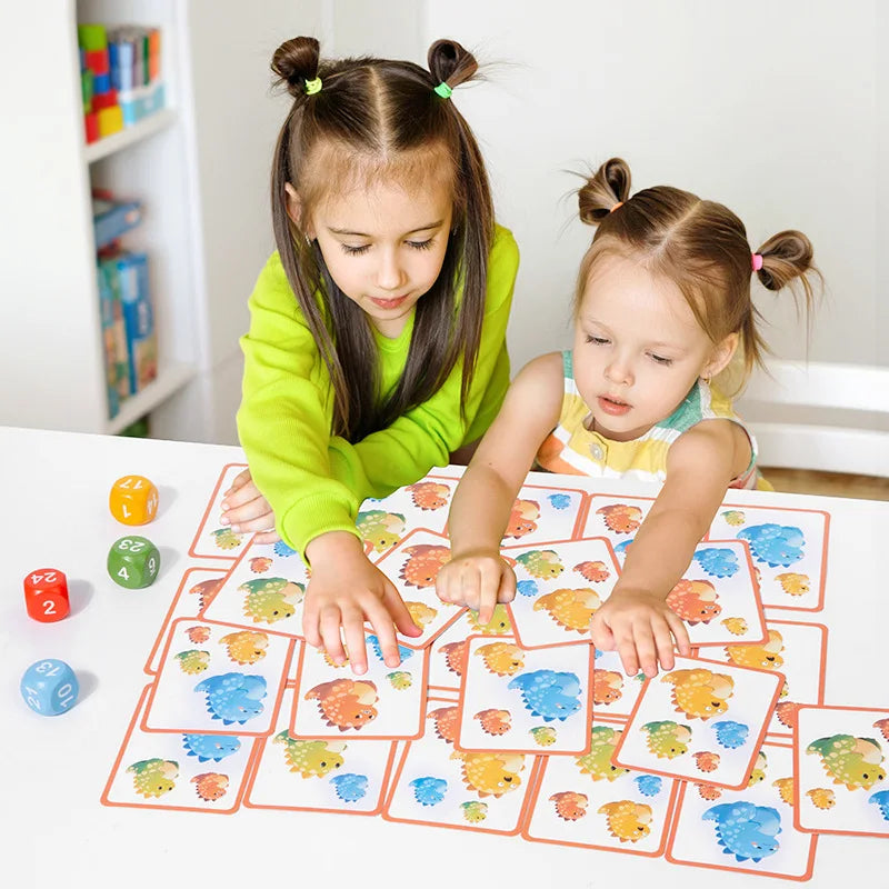 Catch the Monster! Montessori Color & Shape Matching Board Game for Kids