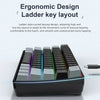 Compact 61-Key Mechanical Gaming Keyboard with RGB Backlighting