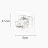 Self-Adhesive Curtain Rod Holders - No-Drilling Clamp Hooks