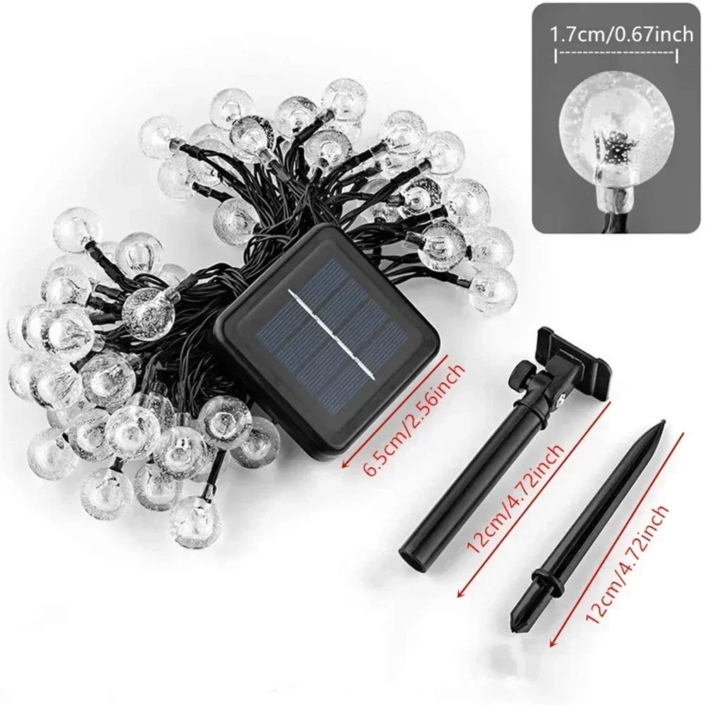 Solar LED Lichterkette für Garten