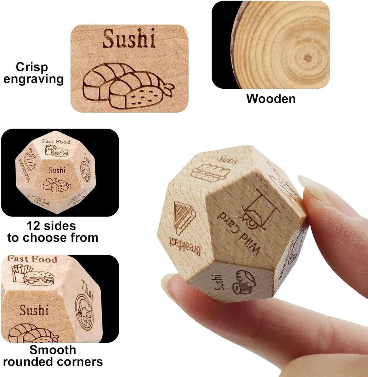 Couples Food Decision Dice Set