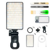 Rechargeable Magnetic LED Selfie Light with Clip