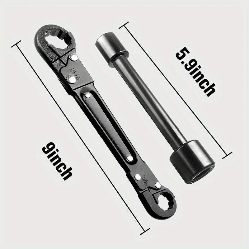 Professional Double-End Angle Stop Wrench for Plumbing Repairs