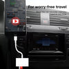 Mobiltelefonbild zeigt eine Autokamera, neben einem Universal Type-C Multi-Card-Reader-Adapter für sorgenfreies Reisen.