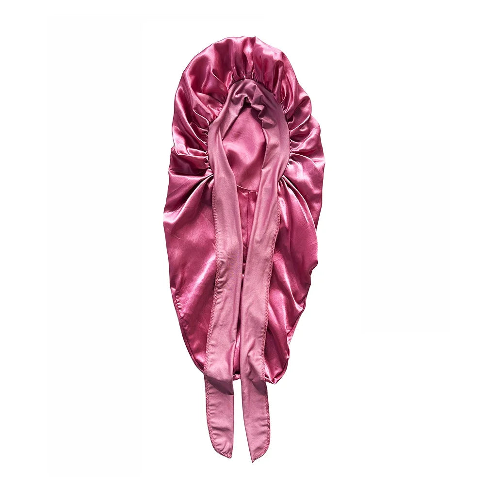 Extra Large Satin Sleep Bonnet for Curly Hair, Dreadlocks, and Braids