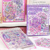 3D Miniature Scene Stickers - 30 Pack for Crafts & Journaling