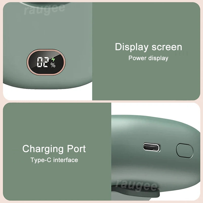 Rechargeable Neck Fan with 3-Speed Settings