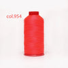 A spool of bright red heavy-duty nylon bonded thread labeled col.954.