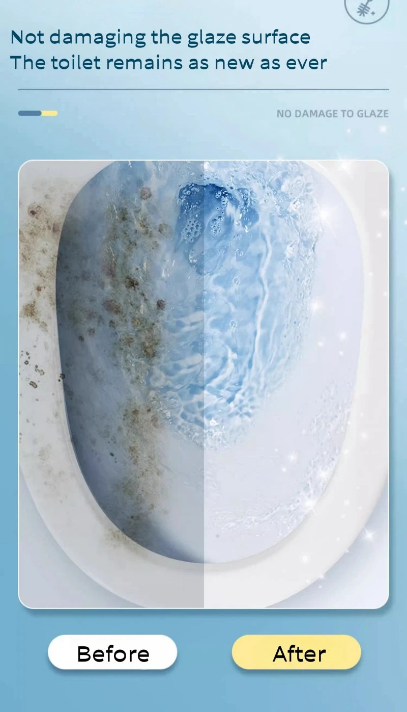 Disposable Toilet Brush Set with Replaceable Heads