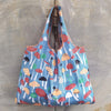 Foldable Eco-Friendly Shopping Bag with Cartoon Print