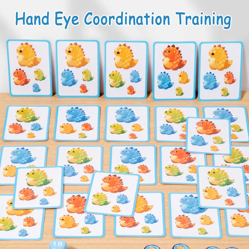 Catch the Monster! Montessori Color & Shape Matching Board Game for Kids