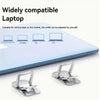 Mini Foldable Laptop Stand Set with Adjustable Angles