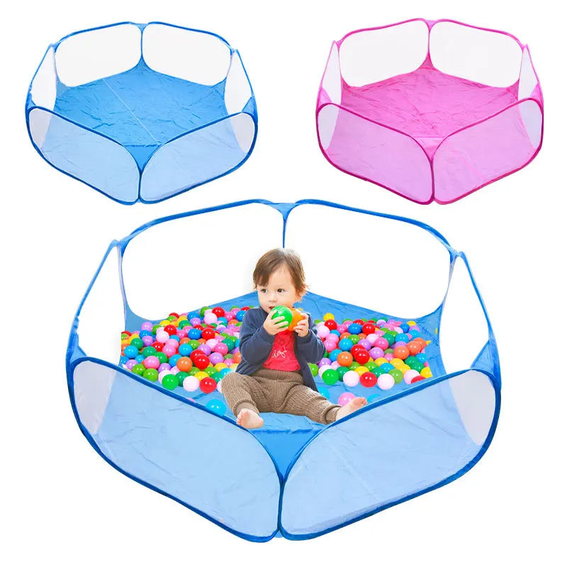 Valla de Juego Plegable y Portátil para Mascotas con Paneles Transparentes