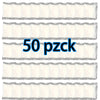 A display showing 50 pieces of absorbent powder, likely for camping or travel use.