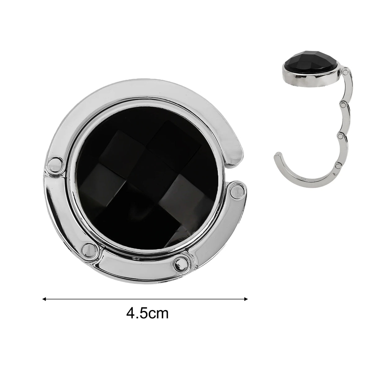 Foldable Crystal Acrylic Hook with Anti-Slip Pad
