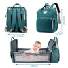 3-in-1 Diaper Bag Backpack with Foldable Changing Mat