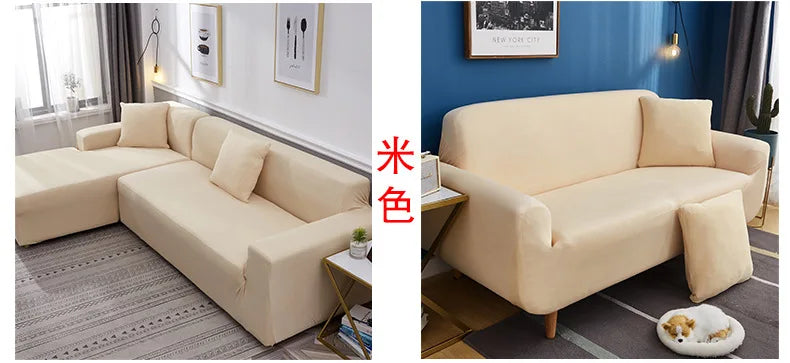 Stretch Sofa Cover with Non-Slip Backing