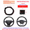 Flame Totem Fabric Steering Wheel Cover (Fits 14.5-15 Inch)