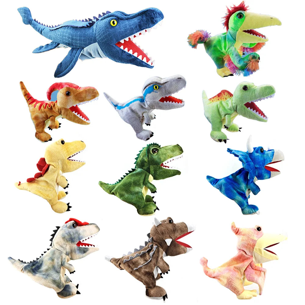 Dinosaur Hand Puppet Plush Toy – Movable Mouth for Imaginative Play