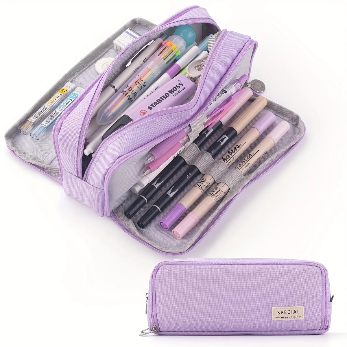 Multi-Layer Pencil Case with Large Capacity