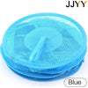 Blue 3-tier mesh hanging storage organizer for closet or door