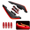 Motorcycle Front Side Spoiler Winglets with LED Light