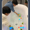 Glow-in-the-Dark Animal Bath Toy Set with Floating Net