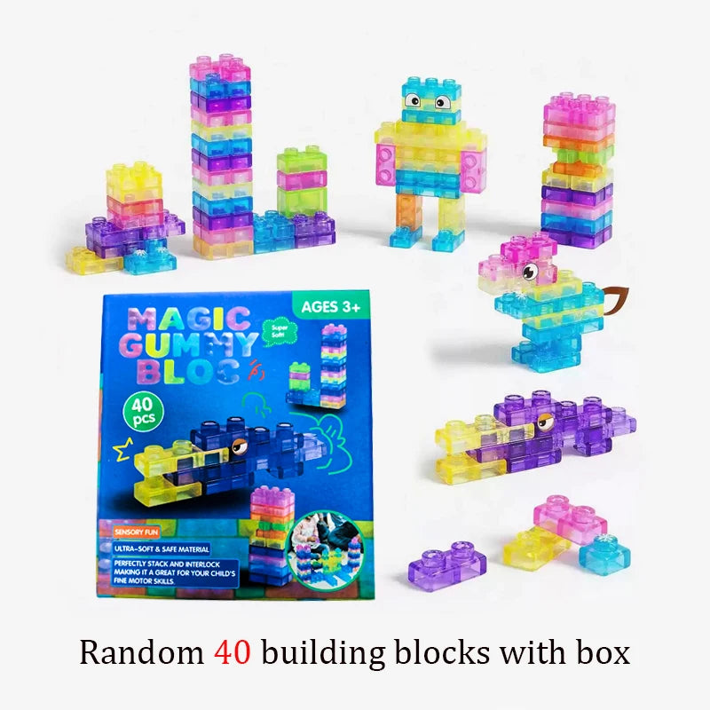 Stretchy Jelly Sensory Block Toy