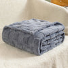 Lilac Checkered Fleece Throw Blanket – Soft & Cozy