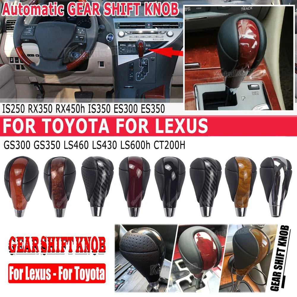 Premium Leather & ABS Automatic Gear Shift Knob