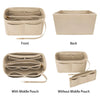 Felt Purse Organizer Insert with Zipper Compartment