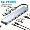 USB-C 3-Port Hub with HDMI and PD Fast Charging
