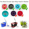 Replacement Microfiber Spin Mop Heads - Universal Fit