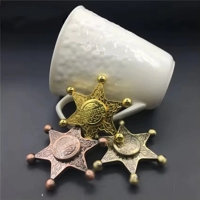 Hexagonal Metal Fidget Spinner for Stress Relief