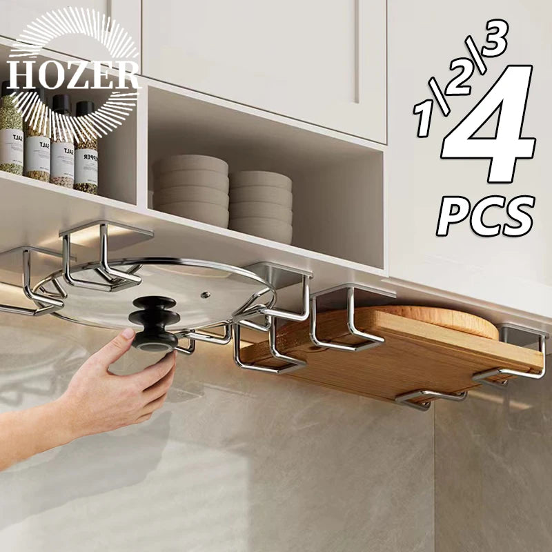 Self-Adhesive Stainless Steel Sponge Holder for Kitchen Sink