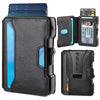 Slim RFID-Blocking Pop-Up Card Wallet with Money Clip