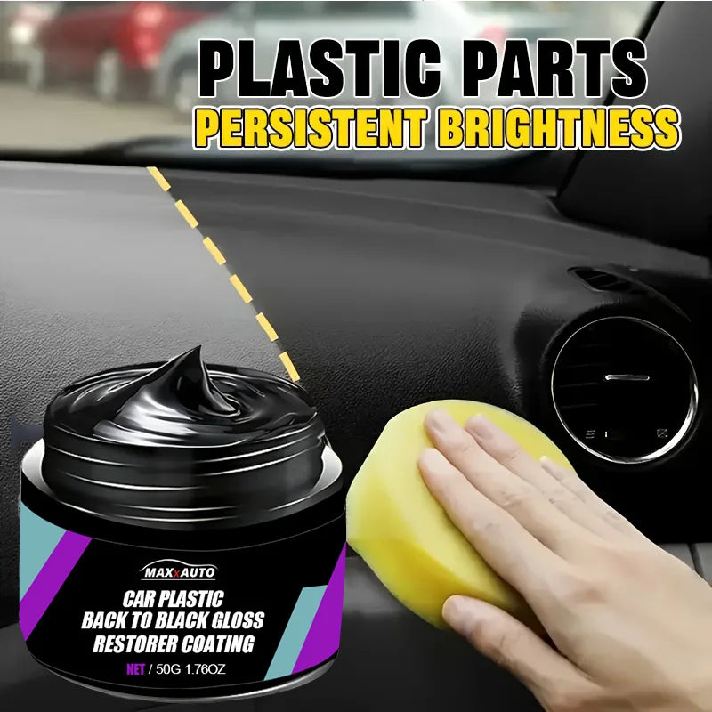 Car Plastic & Leather Restorer - Gloss Finish