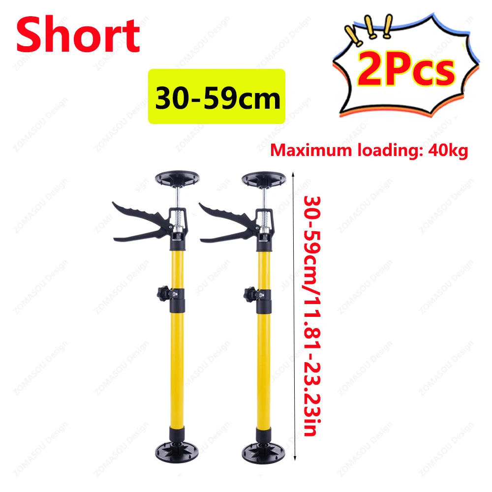 Adjustable Telescopic Support Rod for Drywall, Cabinets & Door Installation