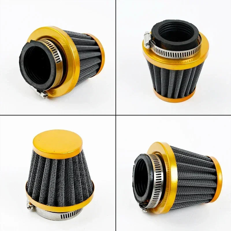 Universal Motorcycle Air Filter with Adjustable Clamp
