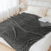 Ultra-Soft Striped Flannel Throw Blanket