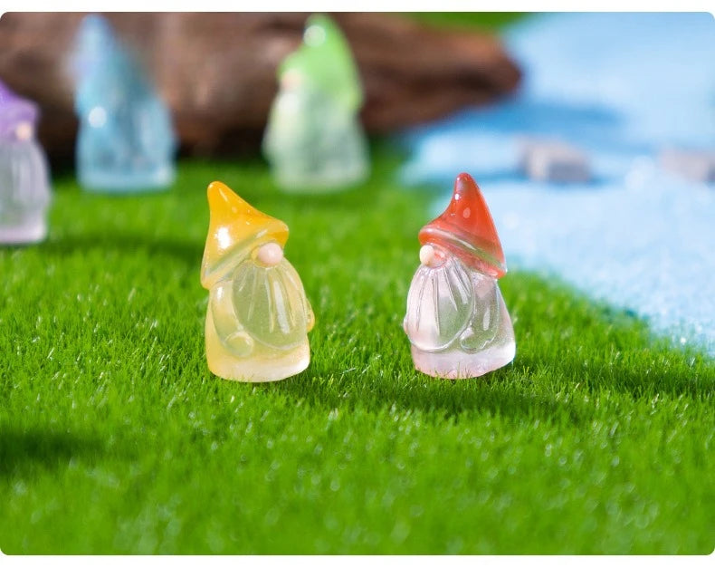 Luminous Fairy Garden Mini Gnomes for Enchanted Decor