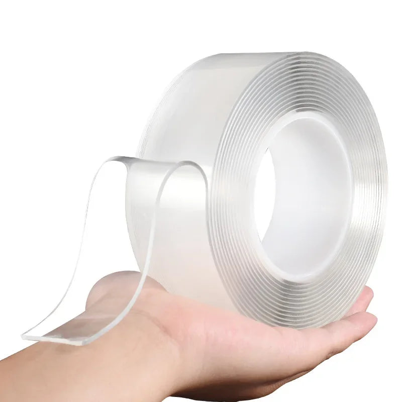 Nano Double-Sided Adhesive Tape, Strong Waterproof Clear Mounting Tape
