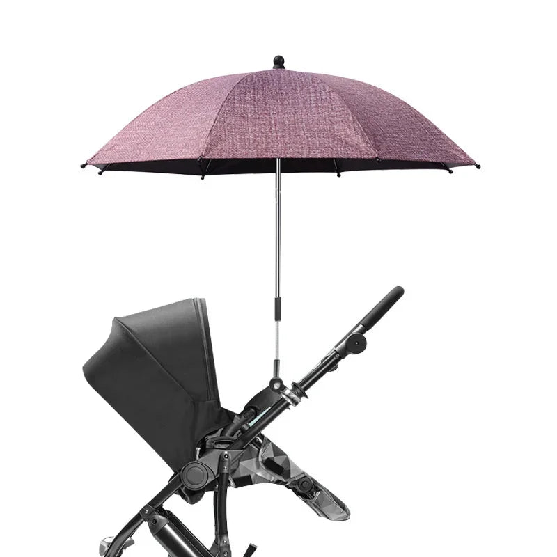 UV Protection Stroller Umbrella with Adjustable Clamp