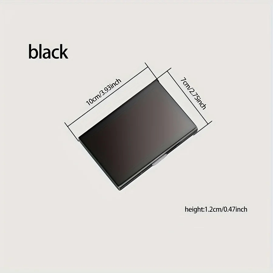 Slim RFID Blocking Metal Card Holder Wallet