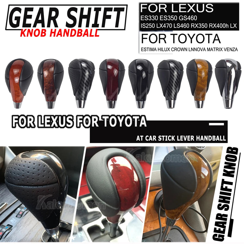 Premium Leather & ABS Automatic Gear Shift Knob