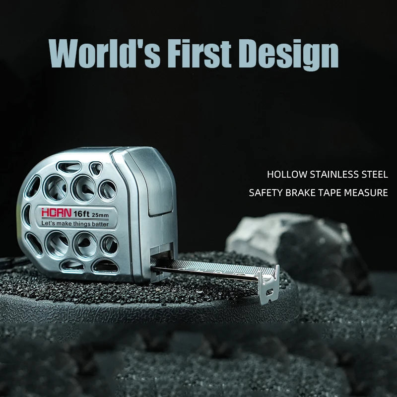 Stainless Steel Retractable Tape Measure