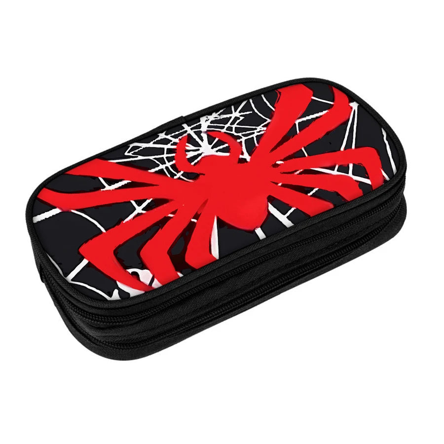 Kids Cartoon Spider Double-Layer Pencil Case