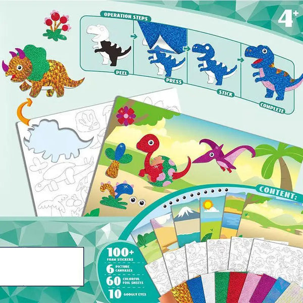 DIY Foil Art Sticker Kit for Kids