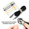 Reusable Silicone Cable Ties for Cord Organization