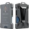 Slim Aluminum RFID Wallet with Money Clip